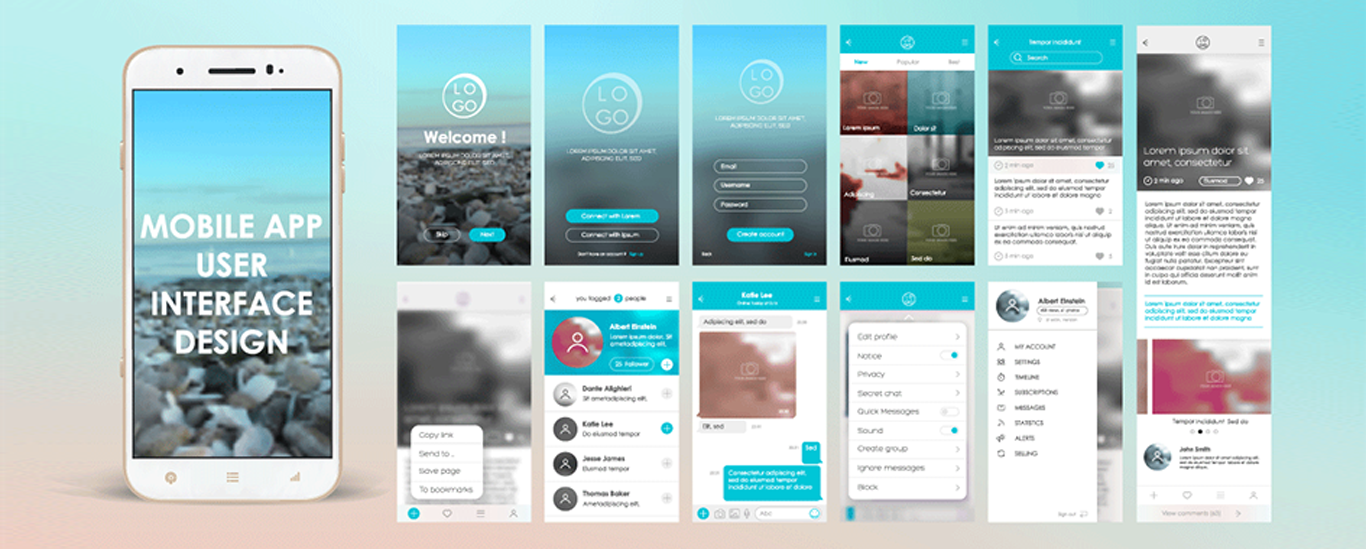 UI-design för mobil interaktivitet